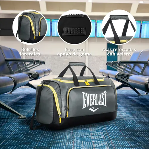 Bolso Deportivo Everlast Original Urbano Grande Bolsillo Gimnasio