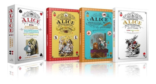 Box Livros Alice País Das Maravilhas - 3 Volumes