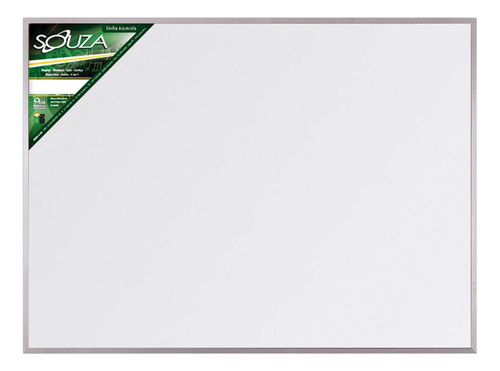 Quadro Branco Moldura Alumínio 100x070cm Popular