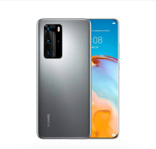 Huawei P40 Pro 256 Gb Silver Frost 8 Gb Ram, Hermoso Diseño Con Una Estética Excelente