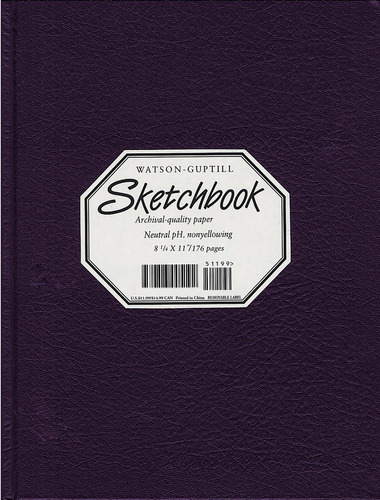 Cuaderno De Bocetos Grande Watson-guptill Color Morado