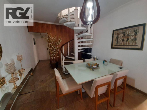 Imagem 1 de 30 de Cobertura Com 3 Dormitórios À Venda, 340 M² Por R$ 1.700.000,00 - Ponta Da Praia - Santos/sp - Co0244