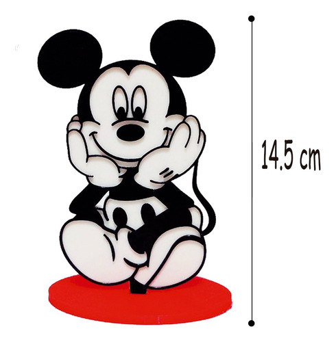 Llavero Mickey X 20 + Central - Con Frases De Valor Blanco