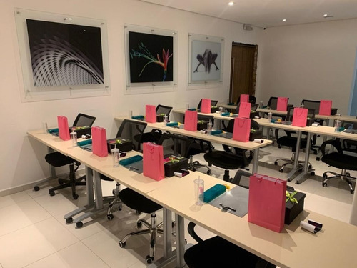 Imagem 3 de 18 de Sala Comercial Mobiliada Para Locação, 35 M² - Brooklin - São Paulo/sp - Sa0298