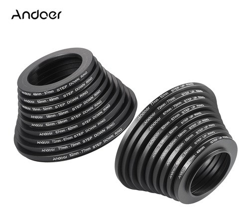 Adapter Ring Andoer Adapter /ring Kit Lens Down Step Filter