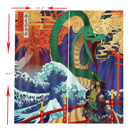 2 Peças / Painéis Decorativos Japoneses Estilo Ukiyoe