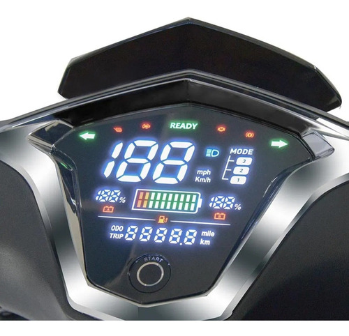 Imagen 3 de 9 de Moto Scooter Electrica Anger-s Motor 4000w Litio Sunraleloir