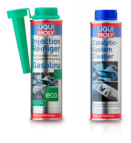 Imagen 1 de 10 de Limpia Inyectores Nafta + Limpia Catalizador Liqui Moly