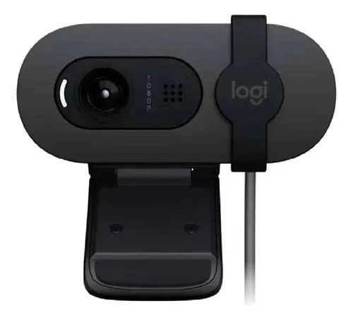 Camara Web Logitech Brio 100 Grafito 2mp 720p