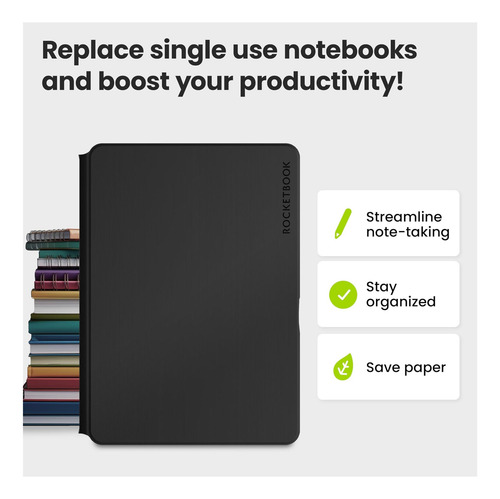 Portátil Reutilizable Rocketbook Pro 20 Smart Smart, Talla