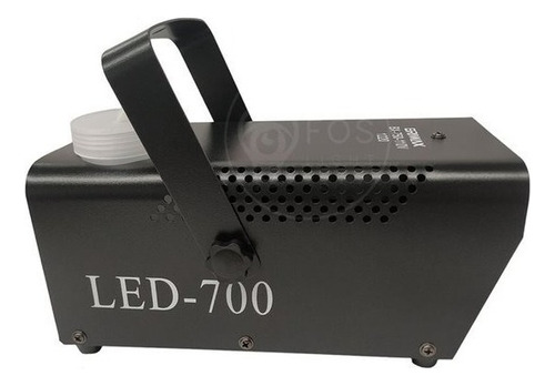 Máquina De Fumaça 700w Controle Sem Fio + Liquido 2 Litros Cor Preto 220v