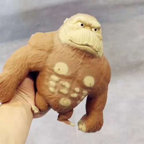 A Juguetes Antiestrés En Tiktok, Squishy Gorila, Mediana,