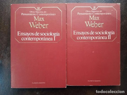 Ensayos De Sociología Contemporánea - Max Weber - Planeta