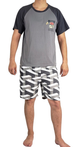 Pijama Hombre Verano Short Y Polera Ff