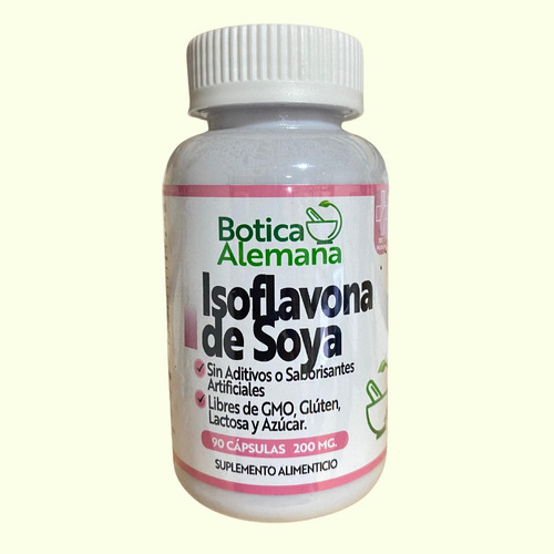 Isoflavona De Soya 90 Cápsulas 200mg