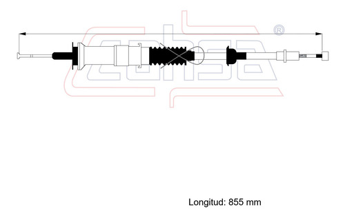 Cable Embrague Para Vw Transporter Iv 1.9l Diesel 1998