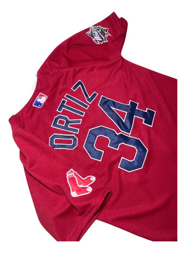 Jersey Mitchell And Ness Red Sox Ortiz Hombre