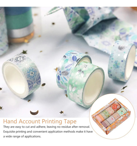 O Juego De Cintas Washi Japonesas Para Decoración, 12 Piezas