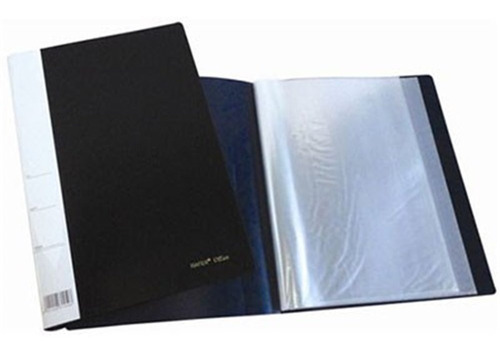 Carpeta Bibliorato Con 20 Folios Oficio Pvc Vs Colores Color Azul