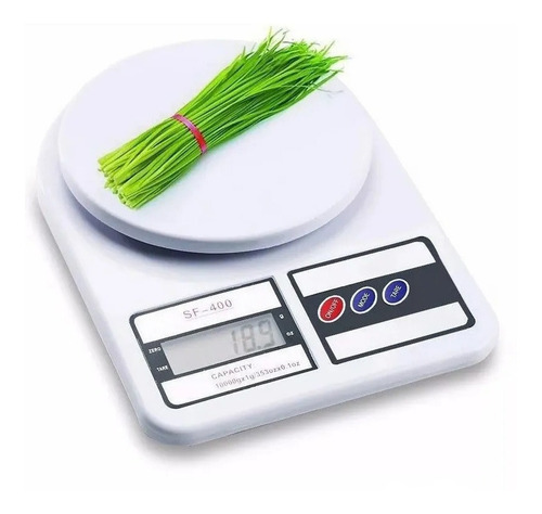 Imagen 4 de 7 de Balanza De Cocina Electronica Digital C/ Pilas De 1g A 10kg