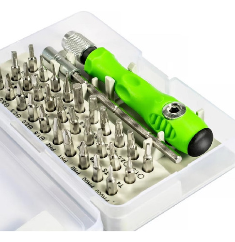 Shark Blue SHB-103 Kit Chave Fenda Precisão Profissional 32 Peças Magnética Peq