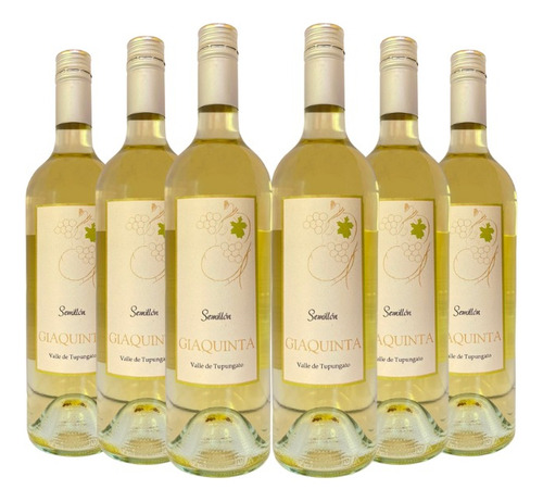 Vino Familia Giaquinta Semillon X750ml. Caja De 6 Botellas