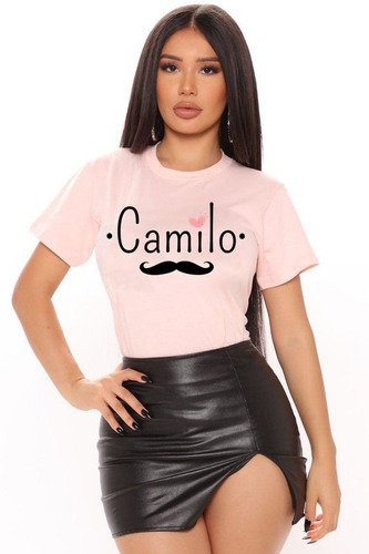 Polera Camilo Bigote Exclusivo Familiar 100% Algodón 634