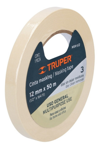 Masking Tape 1/2' X 50 Mt Truper 12589