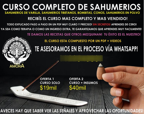 Curso Digital De Fabricación De Sahumerios - Amora