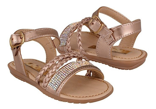 Sandalias Niña Stylo 16074 Simipiel Oro