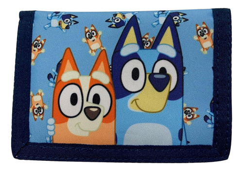 Bluey Cartera Infantil Con Compartimento Para Monedas Con Cr