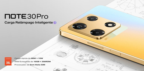 Imagen 5 de 5 de Infinix Note 30 Pro 16gb Ram 256gb Camara 108mp + Audífonos
