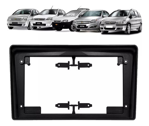 Moldura Painel 9 Pol Gm Corsa Vectra Montana Zafira Grafite