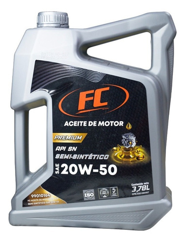 Aceite De Galón Fc 20w50 Semi Sintetico