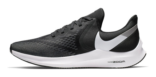 Zapatillas Nike Zoom Winflo 6 Black White Aq7497-001   