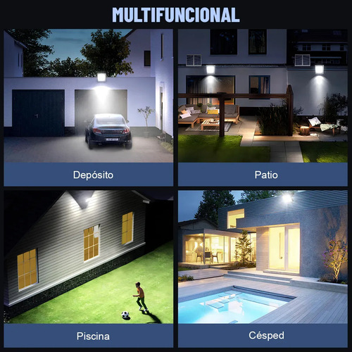 Lámpara Led Solar Luminaria Suburbana Alumbrado Publico 300w