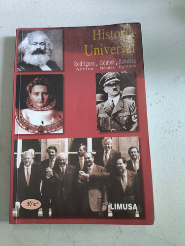 Libro Historia Universal Editorial Limusa (Usado)