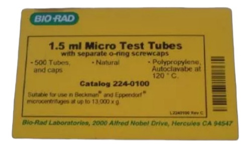1.5 Ml Micro Test Tubes Micro Tubos Para Micro Centrifug Jmg