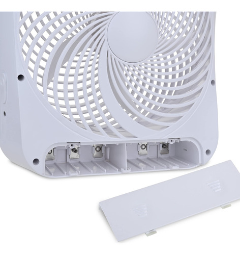 Ventilador Portátil Treva De 10 Polegadas Com Bateria E Adap