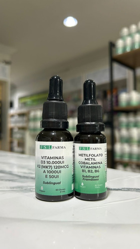 Combo Vitaminas Poderosas Sublinguais Framboesa