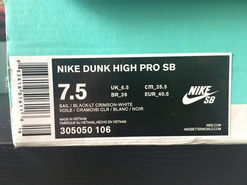 Nike Dunk High Pro Sb Cherry Blossom 2016