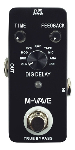 Pedal De Efecto M-vave Digital Delay