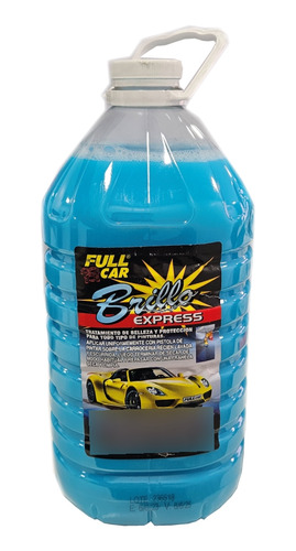 Silicona Brillo Express Full Car X5 Litros En Msp