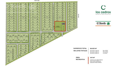 Lote En Venta, El Pato, Barrio Residencial Los Cedros