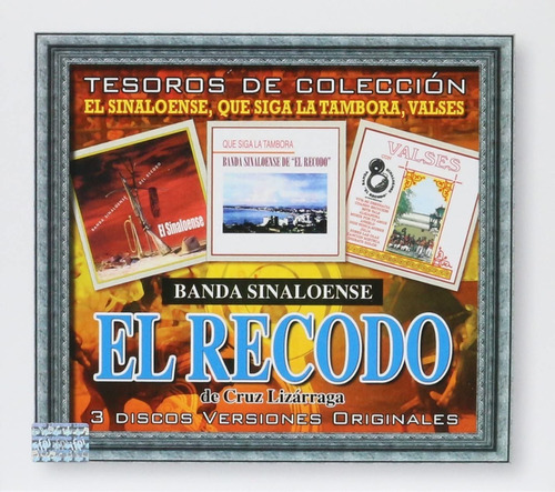 Banda Sinaloense El Recodo Tesoros De Colección | 3 Cds.