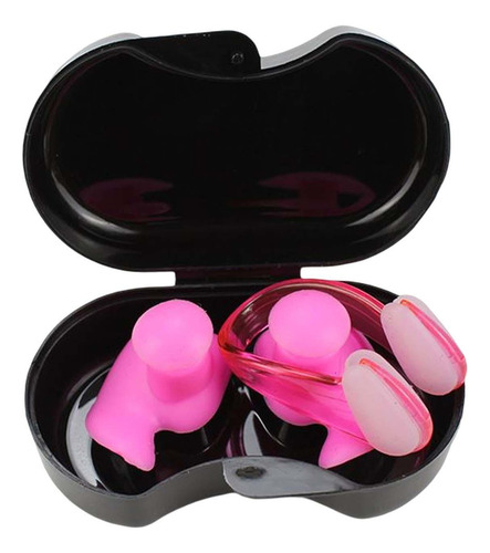 Fs 2 Juego De Tapones Para Los Oídos Para Natación, Rosa