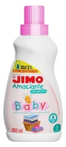 Suavizante Concentrado Ropa De Bebé 500 Ml Rinde 2lt Jimo