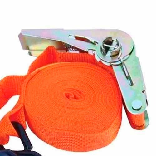 Cinta Amarre Carga Crique Trailer 5 Mts X 5cms Reforzada