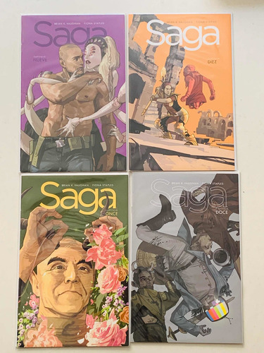 Saga. Cómics # 9 Al 12. En Español (Usado)