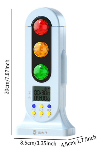 Mini Temporizador De Tráfico Visual Timer Temperizador Azul